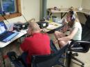 KC9UVL showing "dad" KC9RYZ how to run contacts